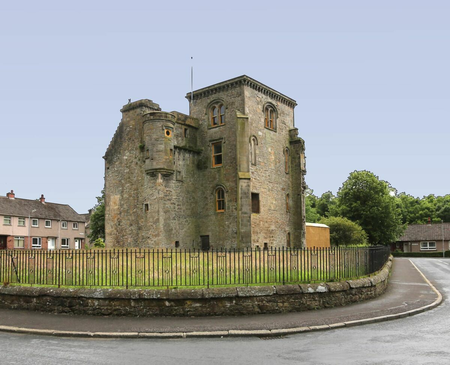 photograph of Johnstone Castle ca. 2012.
